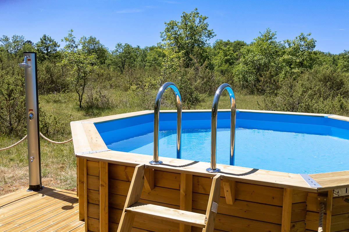 The Secluded Swimming Pool at Quercy Photo Holidays, Lot, France A Photograph of the Secluded Swimming Pool at Quercy Photo Holidays, Lot, France